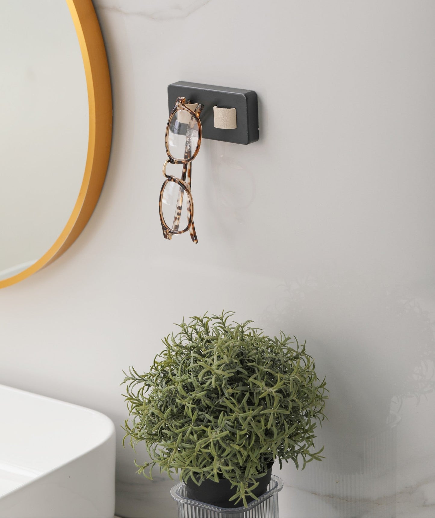 Wood Eye Glasses Holder for Wall Home Office RV MotorHome Wall Decor