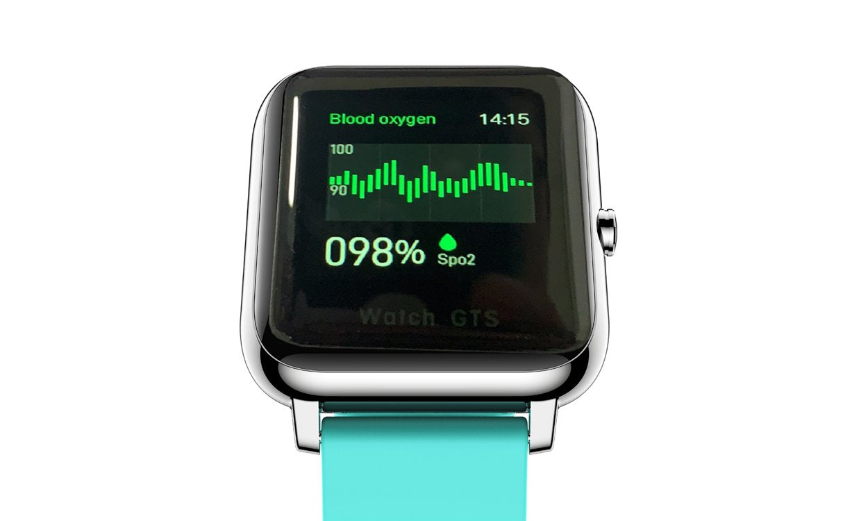 Smart Watch With Live Oximeter, Thermometer And Pulse Monitor