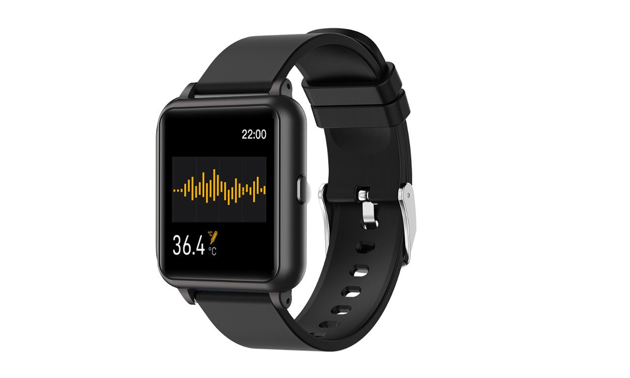 Smart Watch With Live Oximeter, Thermometer And Pulse Monitor