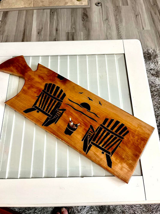 Beach Chairs Charcuterie Board