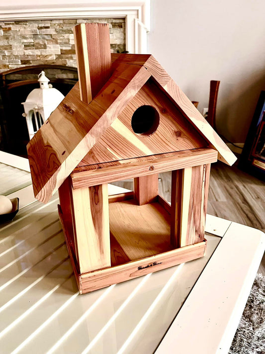 Bird house bird feeder