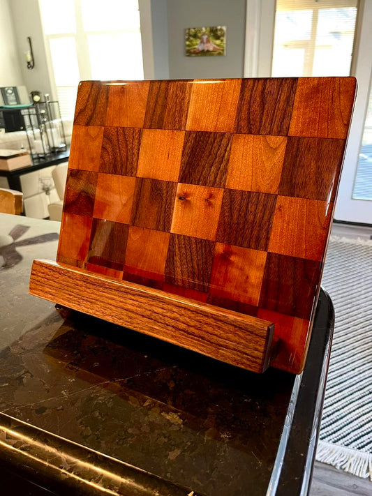 Chess Board Cook Book or iPad Holder