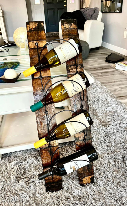 Wine Staves Wine Bottle Holder or Towel Holder