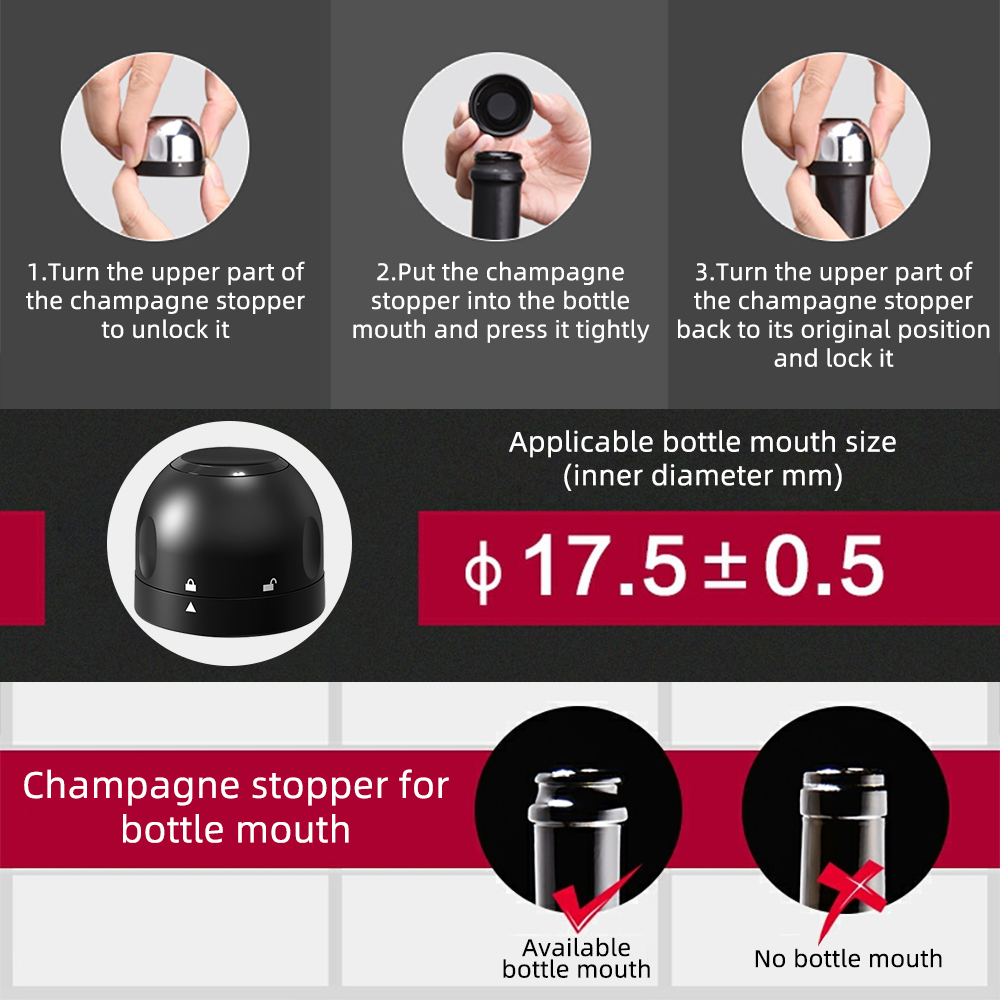 Retain Freshness Wine Bottle Plug